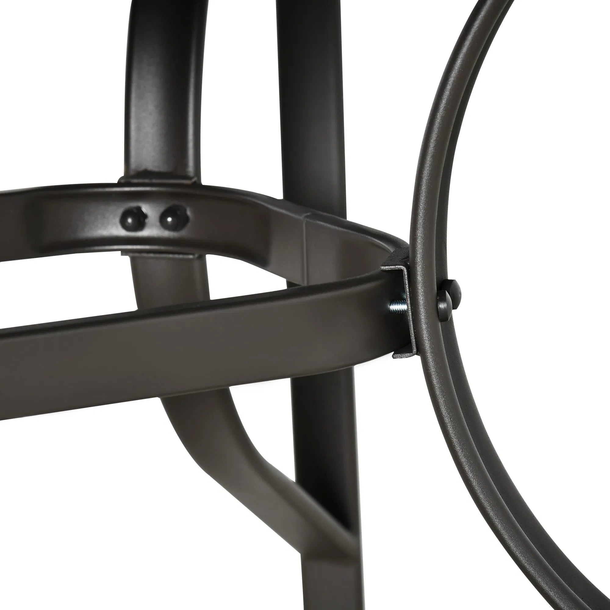 8 Pieces Outdoor Dining Table and Chairs, with Adjustable Table Umbrella, Fast-Drying Fabric, 6 Chairs and Dining Table, Grey